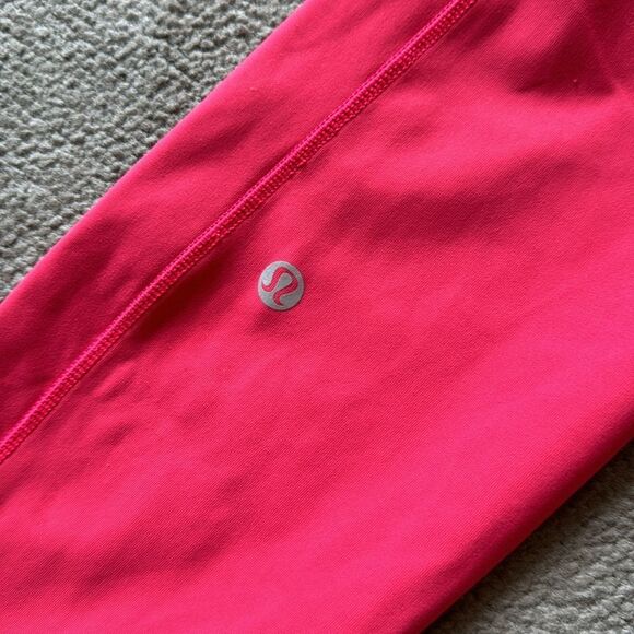 lululemon Speed Up Tights Luxtreme 28" Fuchsia Pink Sz6 - Picture 12 of 13